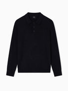 Armani Exchange Polo in maglia di lana e cotone Uomo Nero XM001915 AF14008 UC001 ARMANI EXCHANGE 