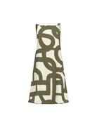 Emme Marella Vestito Donna Emmbiavo Verde Militare Geometrico 2615221382200 007 EMME MARELLA 