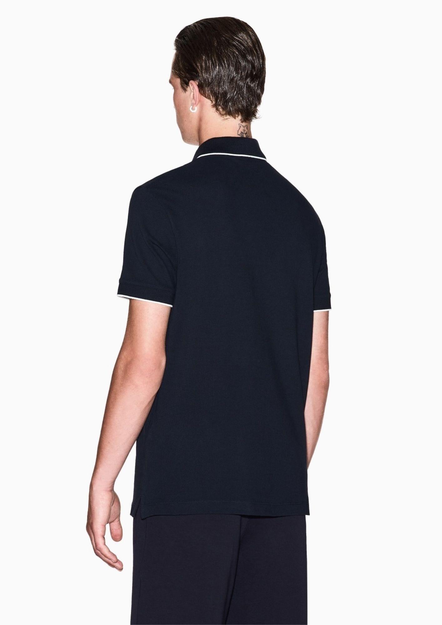 Armani Exchange Polo Uomo Blu Navy XM001285 AF10366 UB101 ARMANI EXCHANGE 