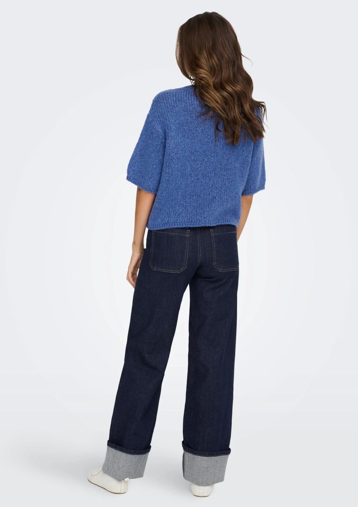 Jaqueline De Yong Jeans Donna Vanessa Denim Blu Scuro 15355528 Dark Blue Denim JACQUELINE DE YONG 