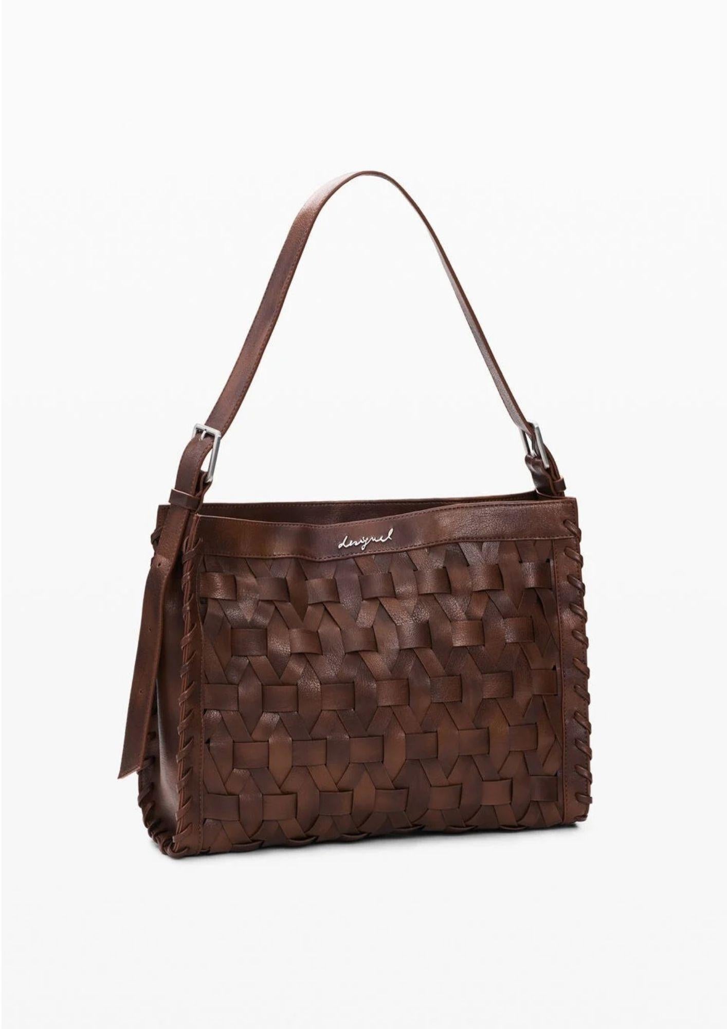 Desigual Borsa Donna Bag Argon Camel Buxton Marrone 26SAXPA0 6064 DESIGUAL 