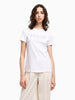 Armani Exchange T-Shirt Regular Fit Donna Bianco