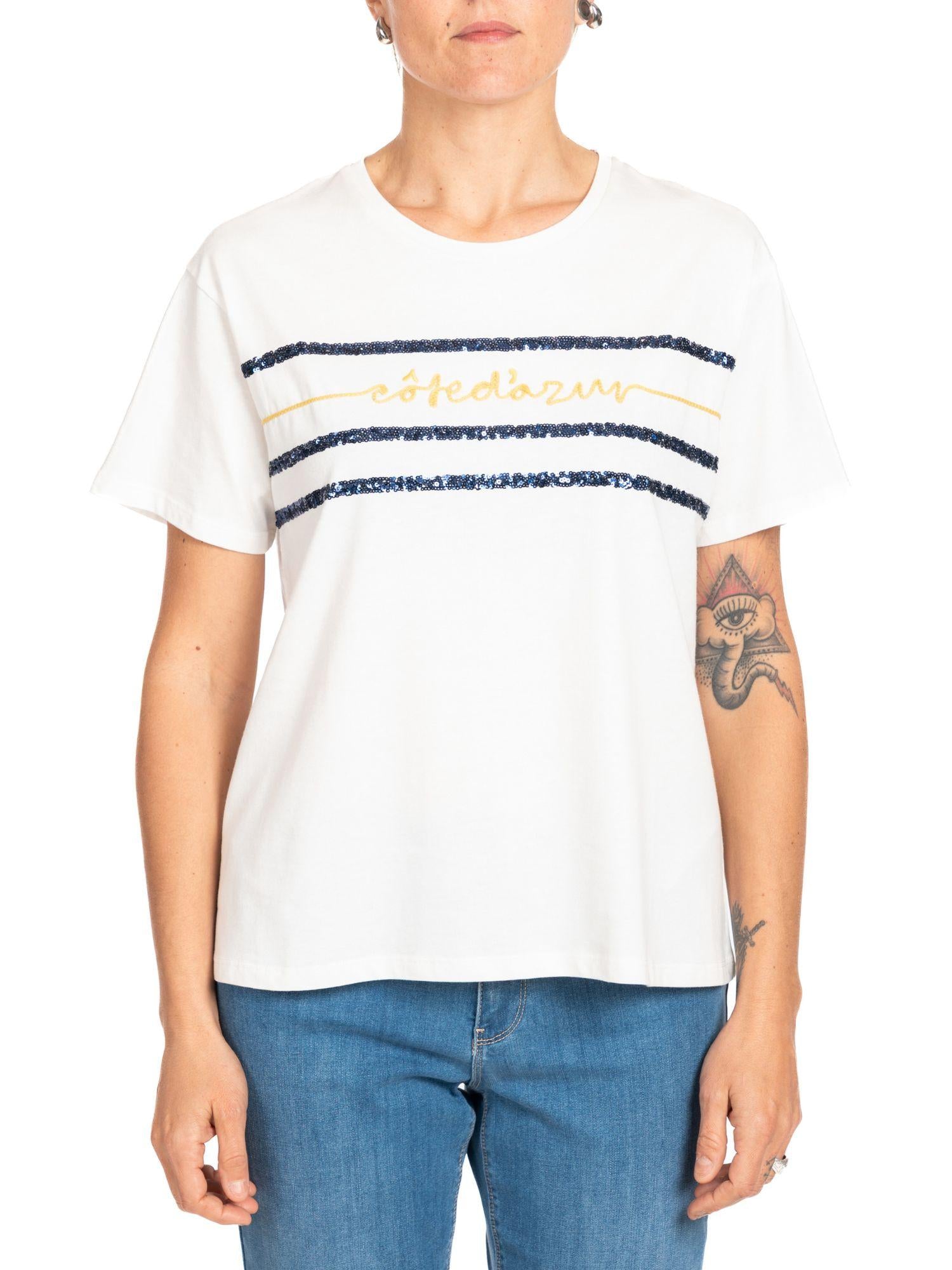 Diana Gallesi T-Shirt Donna Bianca G069R000679N 11 DIANA GALLESI 