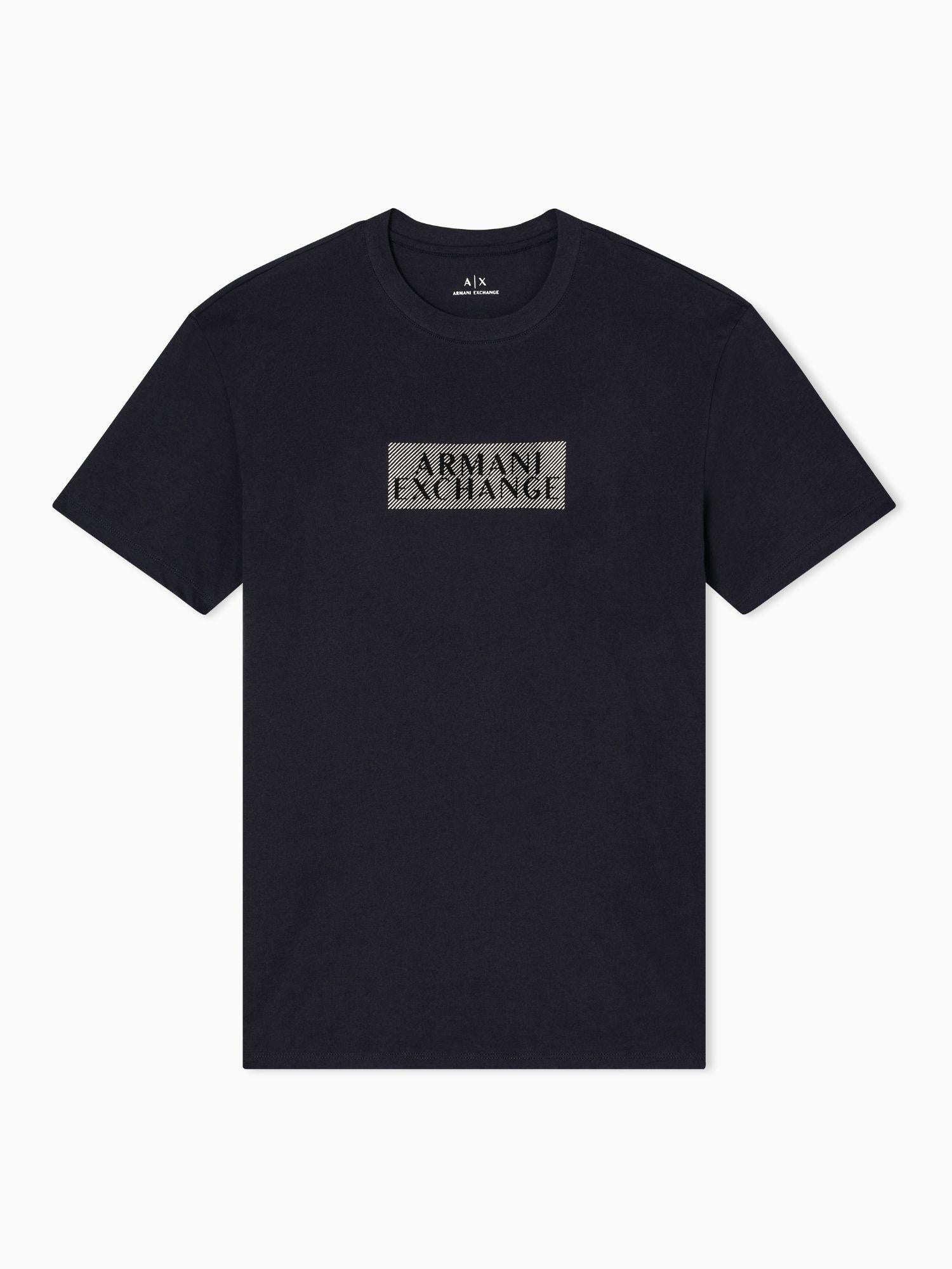 Armani Exchange T-shirt regular fit Uomo Nero XM001911 AF10356 MC237 ARMANI EXCHANGE 