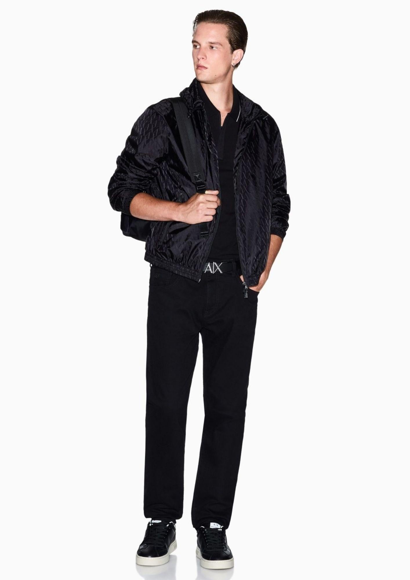 Armani Exchange Polo Uomo Blu Nera XM001285 AF10366 UC001 ARMANI EXCHANGE 