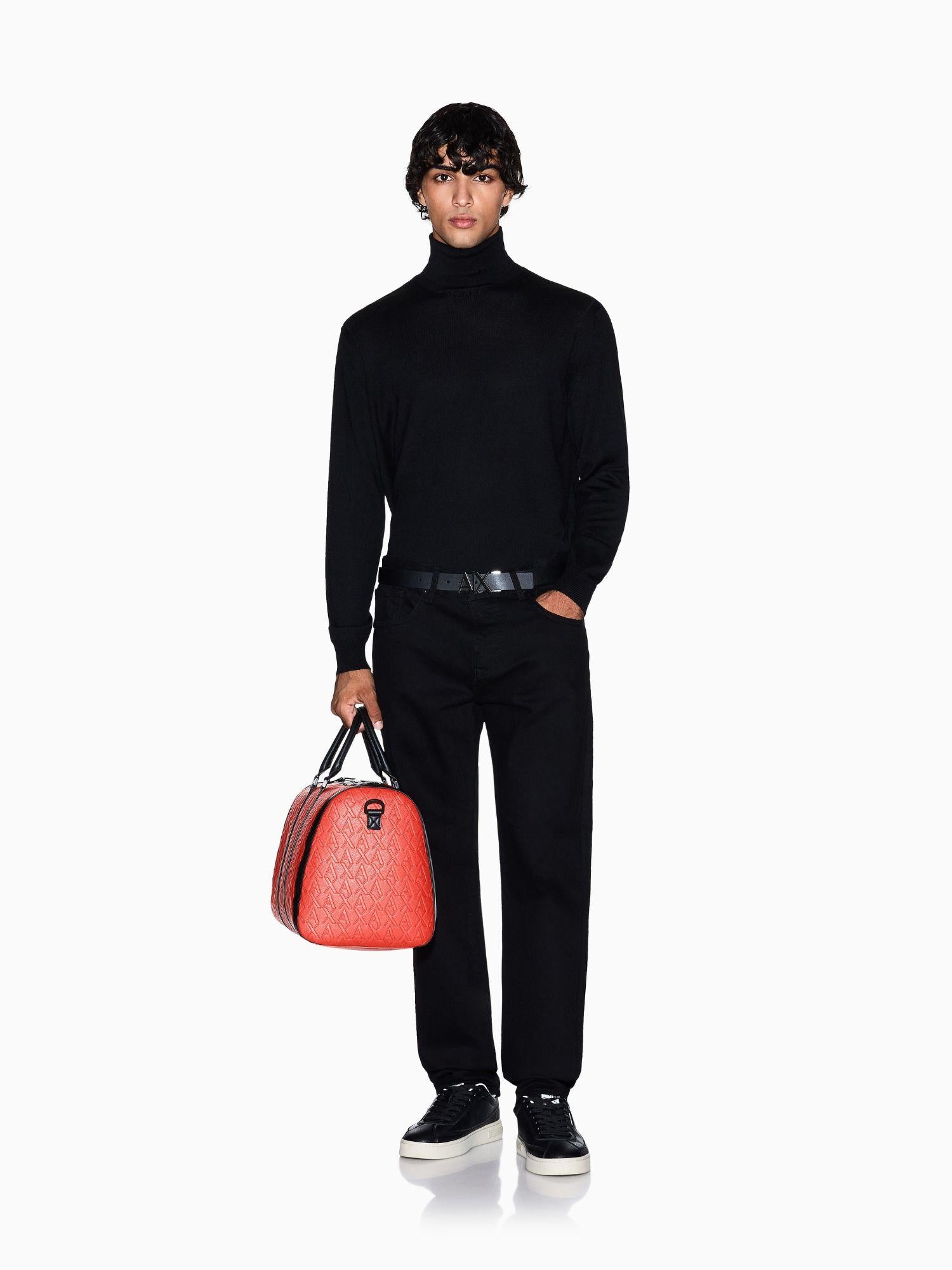 Armani Exchange Maglione dolcevita in misto lana Uomo Nero XM000900 AF11982 UC001 ARMANI EXCHANGE 
