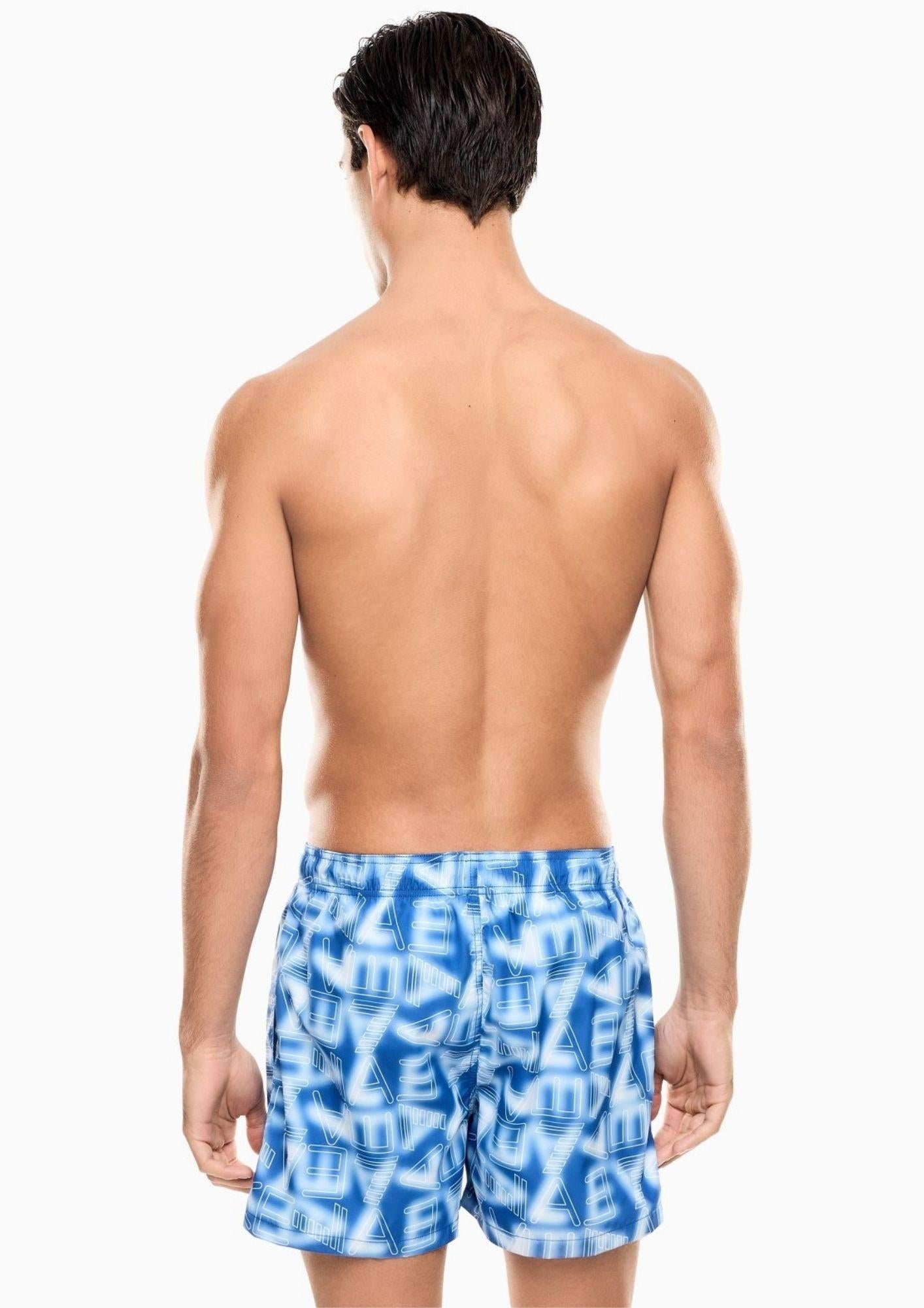 EA7 Emporio Armani Costume Uomo Turchese 7M001715 AF21250 MB465 EA7 EMPORIO ARMANI 