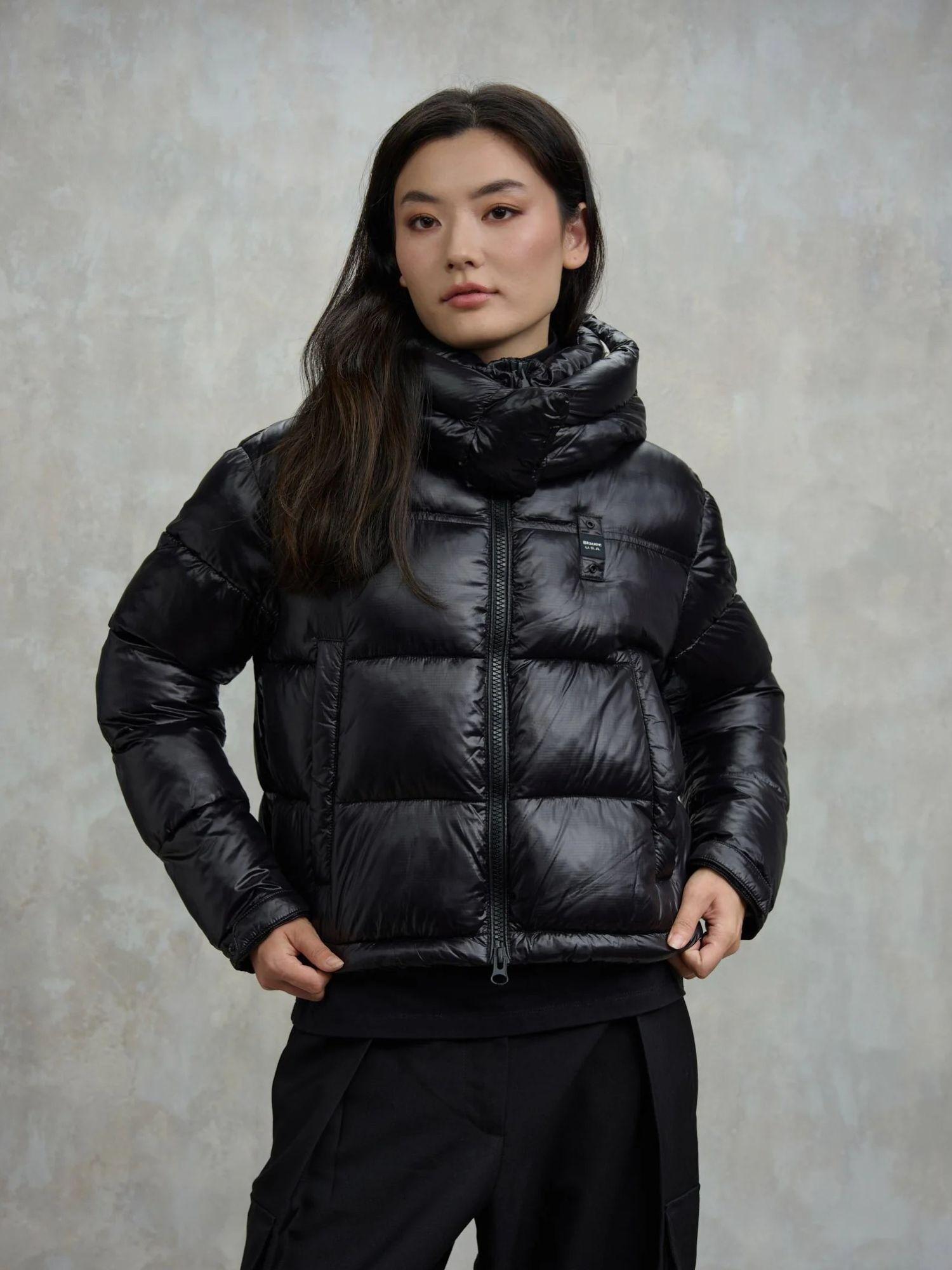 Blauer Giacca Invernale Donna Gloria Nera con Interno Beige BLDC02170 6648 999 BLAUER 