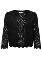 Jacqueline De Yong Cardigan Donna Sun Nero 15184486 Black JACQUELINE DE YONG 