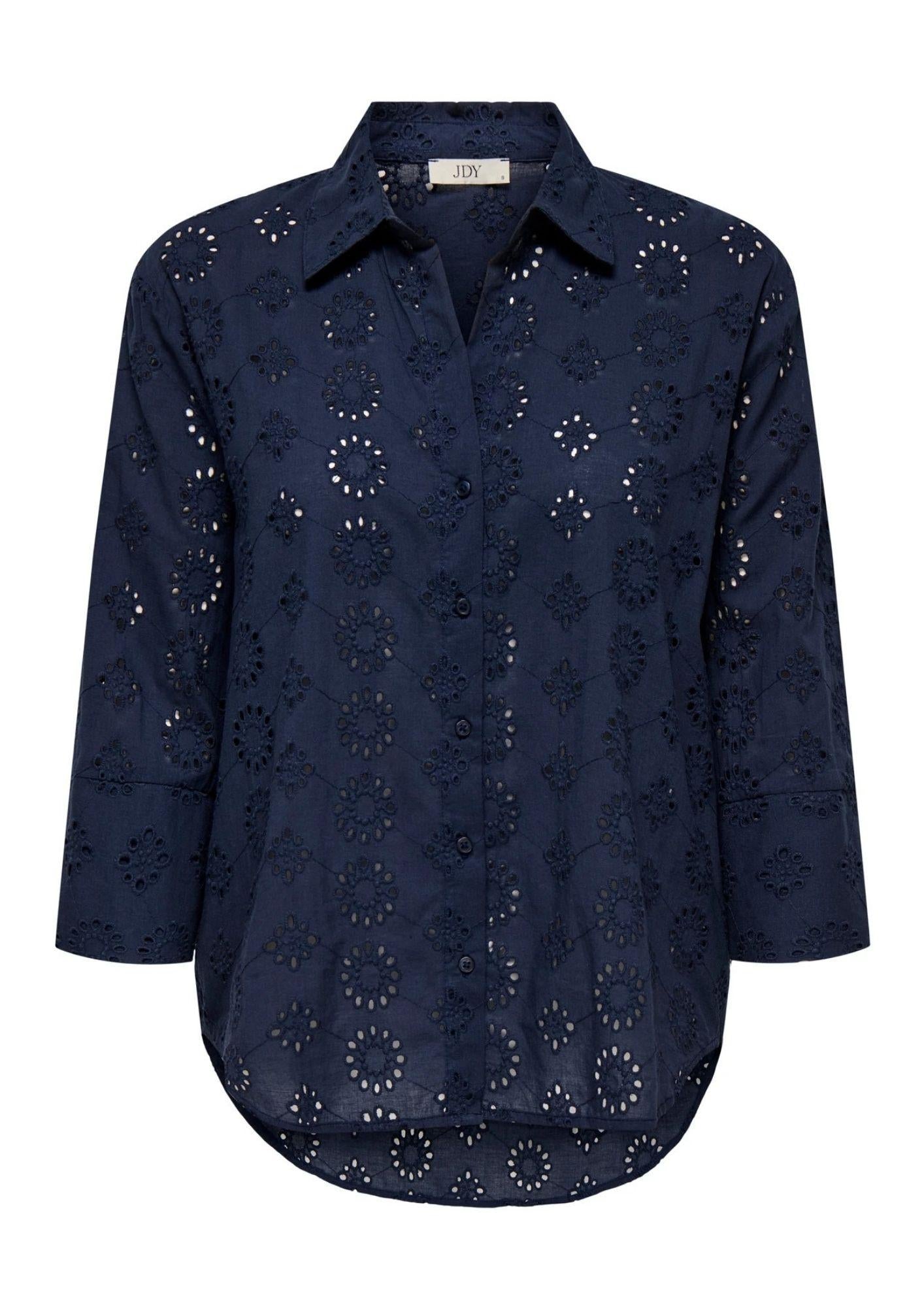 Jacqueline De Yong Camicia Donna Tallie Blu 15292179 Black Iris JACQUELINE DE YONG 