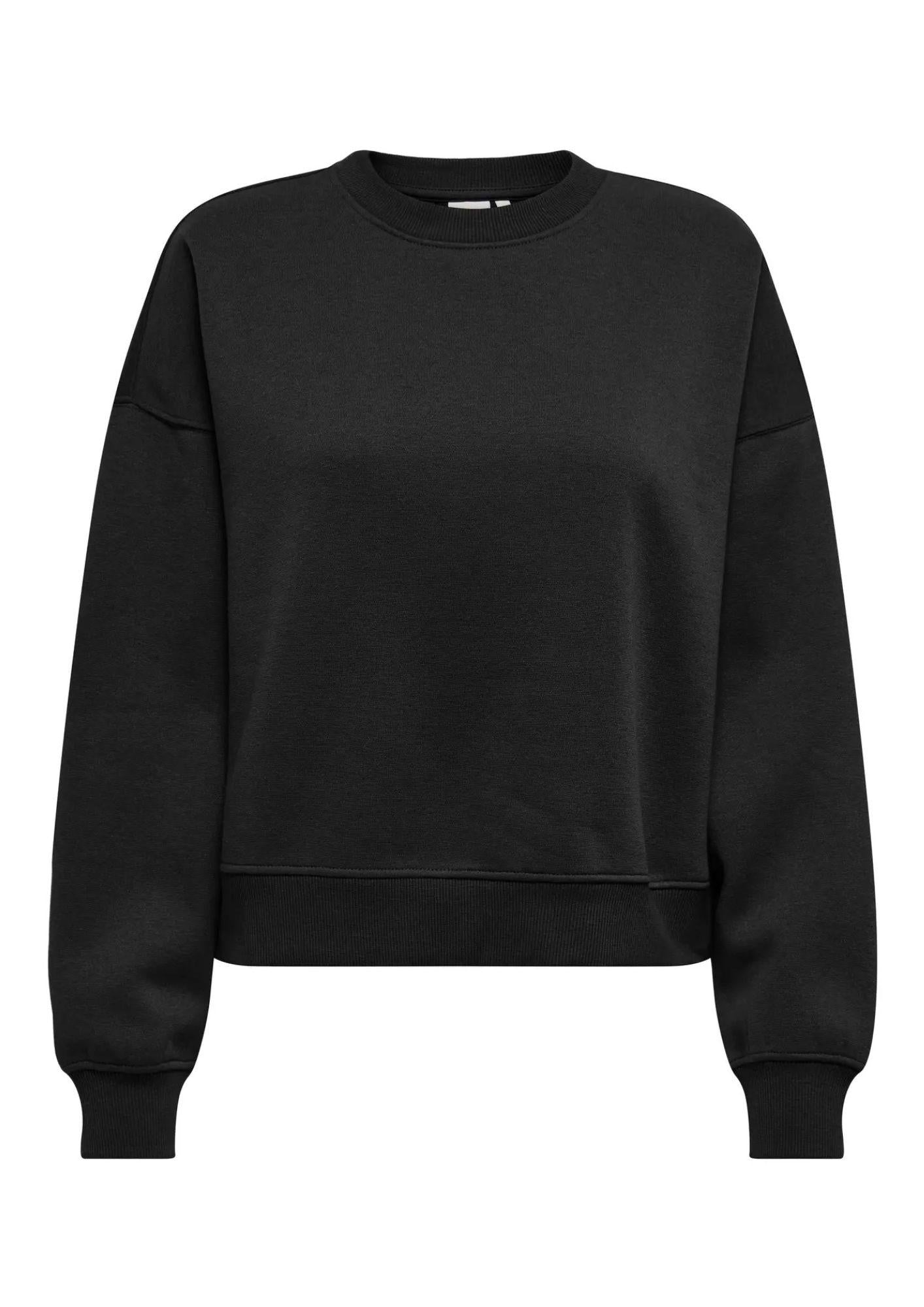 Only Felpa Donna Best Nero 15338727 Black ONLY 