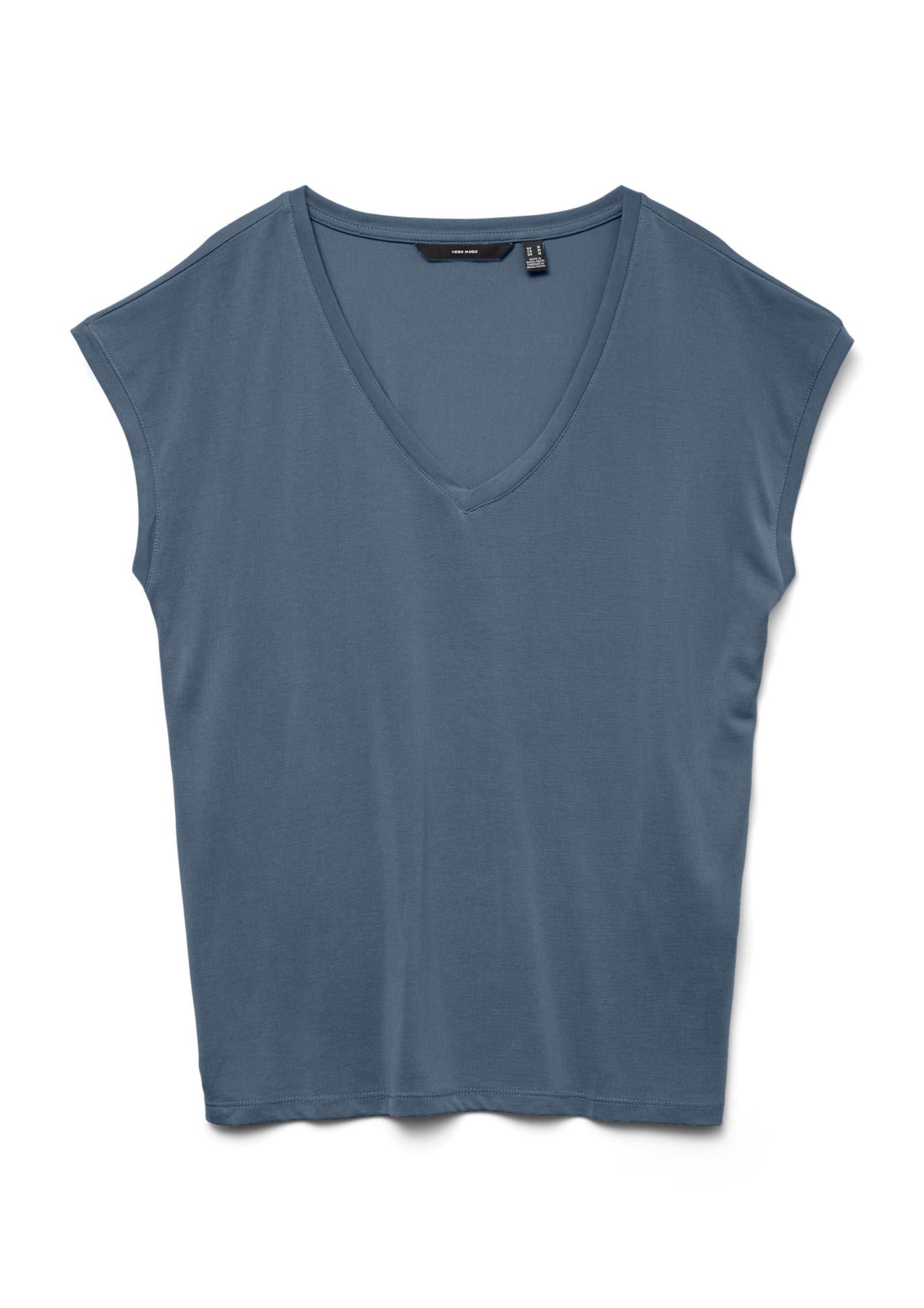 Vero Moda Top Donna Filli Blu 10247666 China Blue VERO MODA 