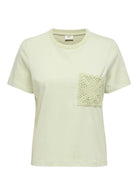 Jacqueline De Yong Top Donna Selma Verde Acqua 15322073 Sea Foam JACQUELINE DE YONG 