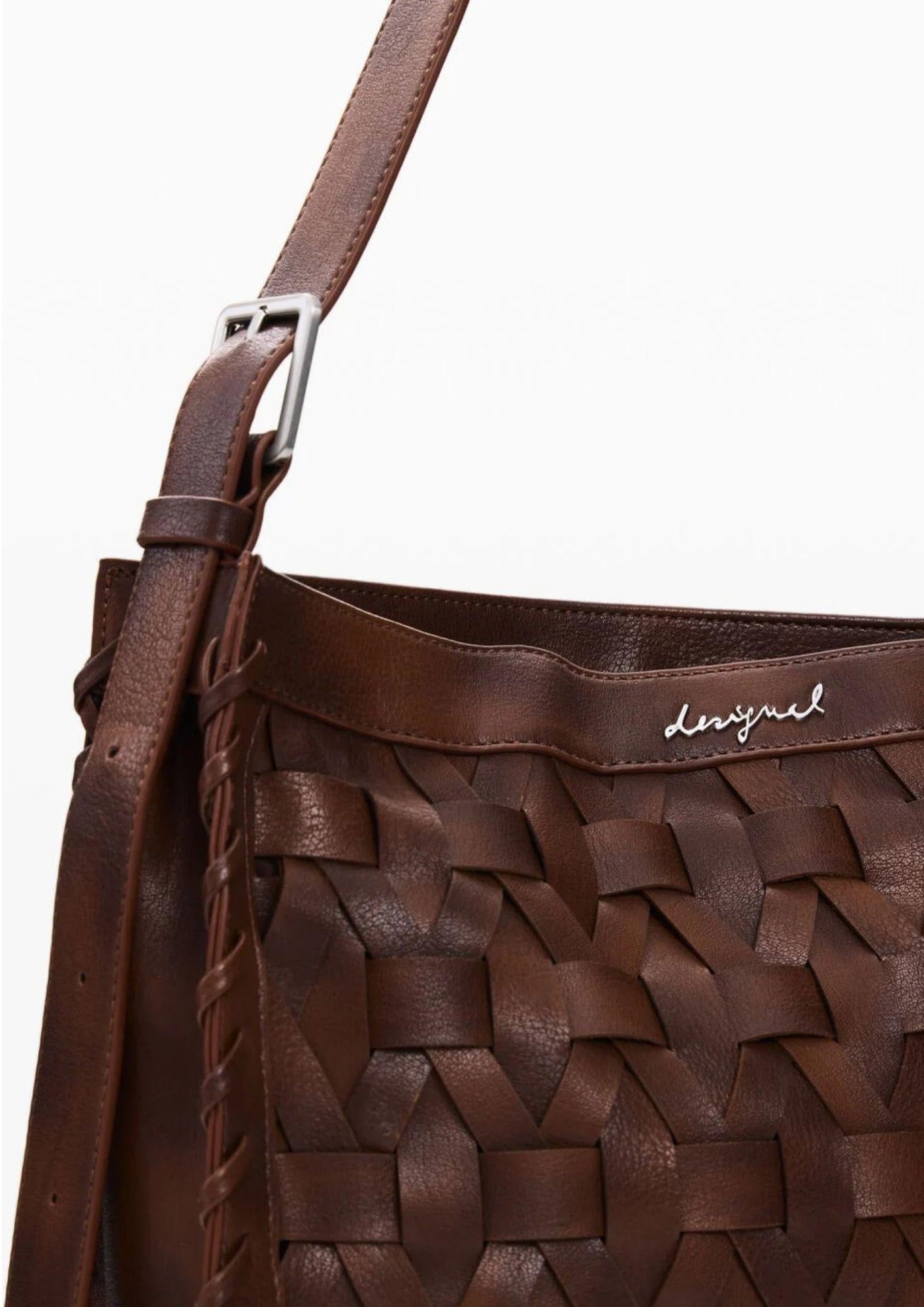 Desigual Borsa Donna Bag Argon Camel Buxton Marrone 26SAXPA0 6064 DESIGUAL 