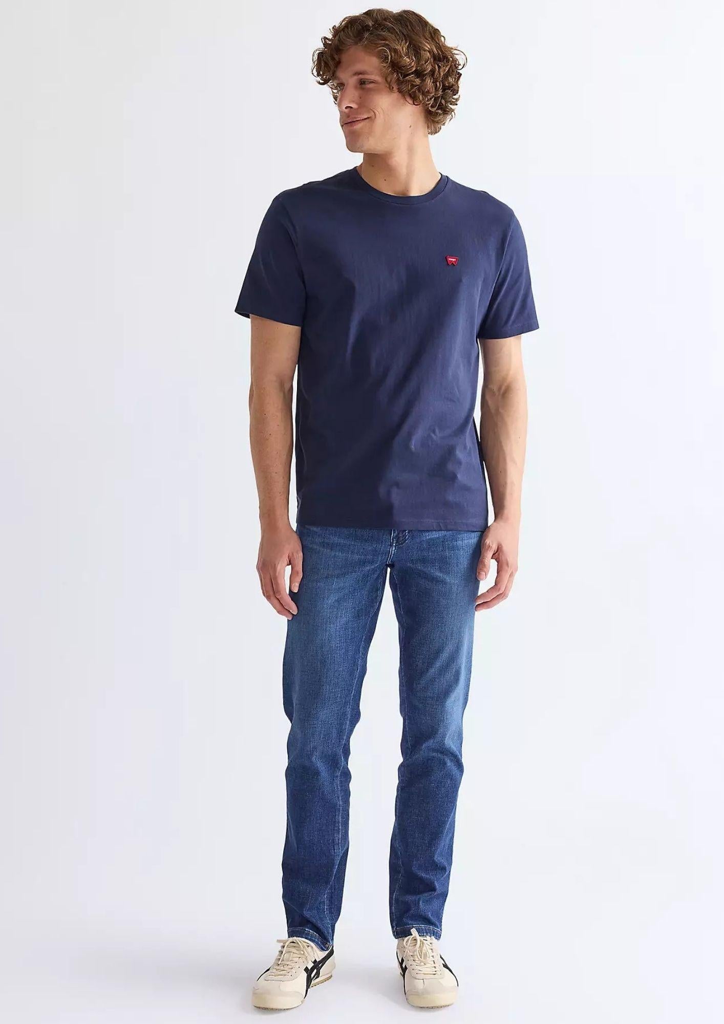 Wrangler T-Shirt Uomo Blu 112350434 BLUE WRANGLER 