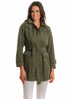 Satinette Trench Donna Verde Militare 023 MARINA MILITARE SATINETTE 