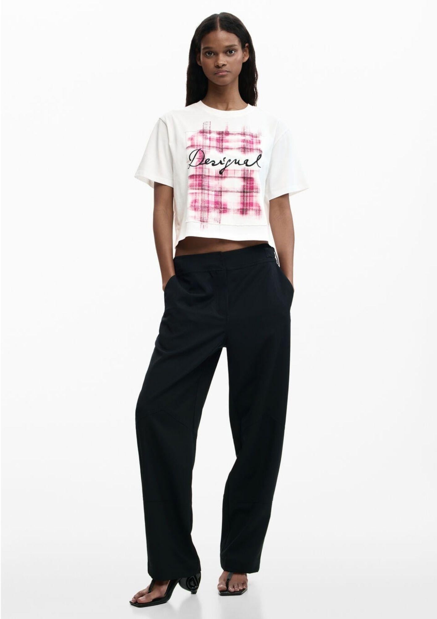 Desigual T-Shirt Donna Cracovia Bianca 26SWTK16 1000 DESIGUAL 