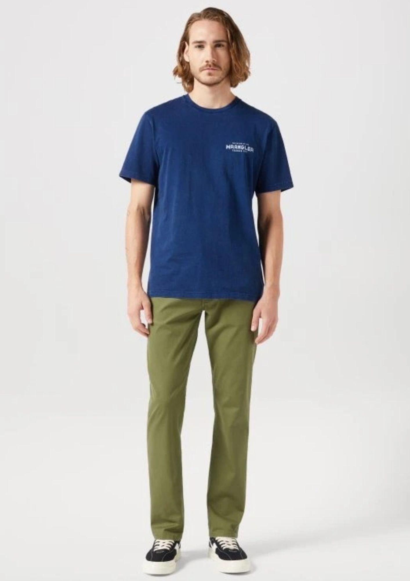 Wrangler Pantalone Uomo Verde 112350800 GREEN WRANGLER 