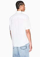 Armani Exchange Camicia Uomo Bianca XM002317 AF24533 U0009 ARMANI EXCHANGE 
