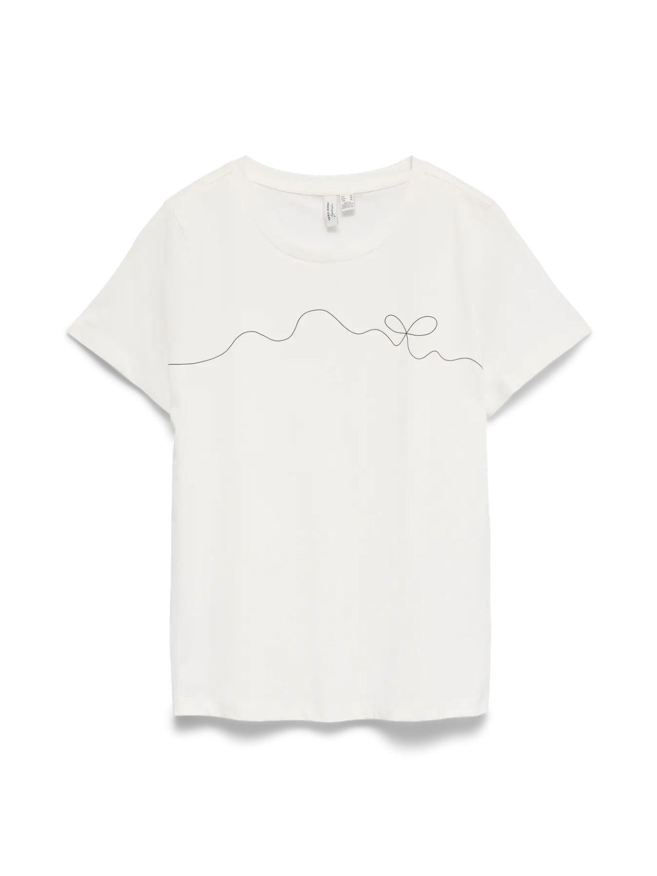  10340971 Snow White BLACK BOW VERO MODA 