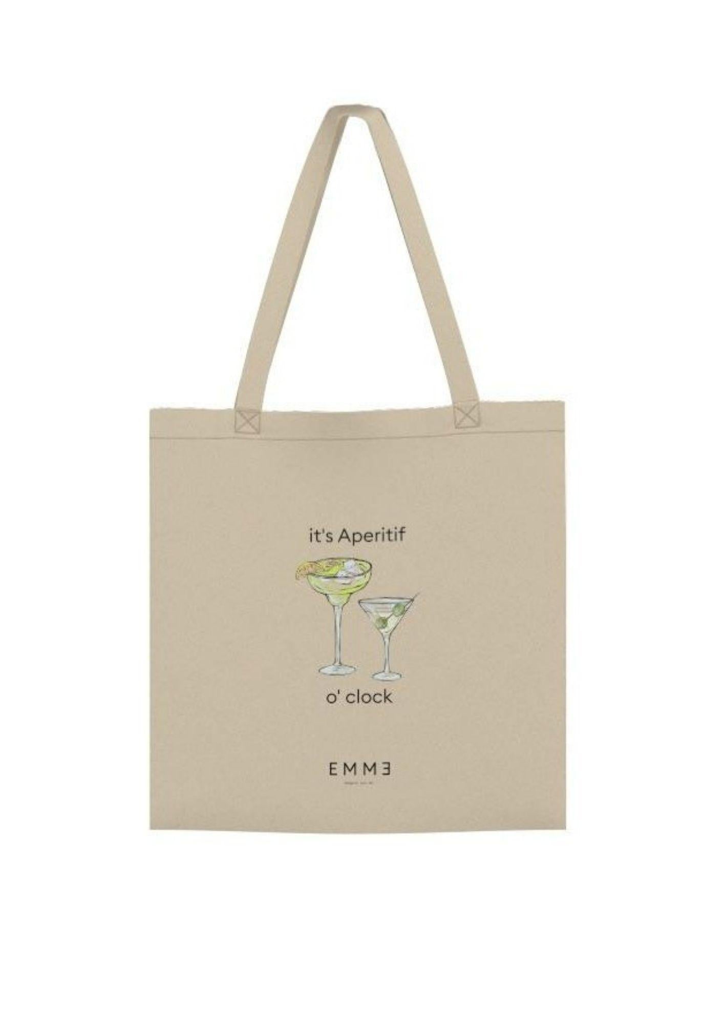 Emme Marella T-Shirt Donna Emmgola Bianca Stampa Aperitif 2615971072200 003 EMME MARELLA 