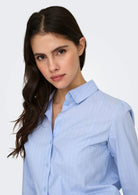 Jacqueline De Yong Camicia Donna Mio Blu Cashmere 15149877 Cashmere Blue JACQUELINE DE YONG 