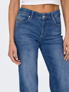 Only Jeans Donna Medium Blue Straight Fit Onlblush 15330787 Medium Blue Denim ONLY 