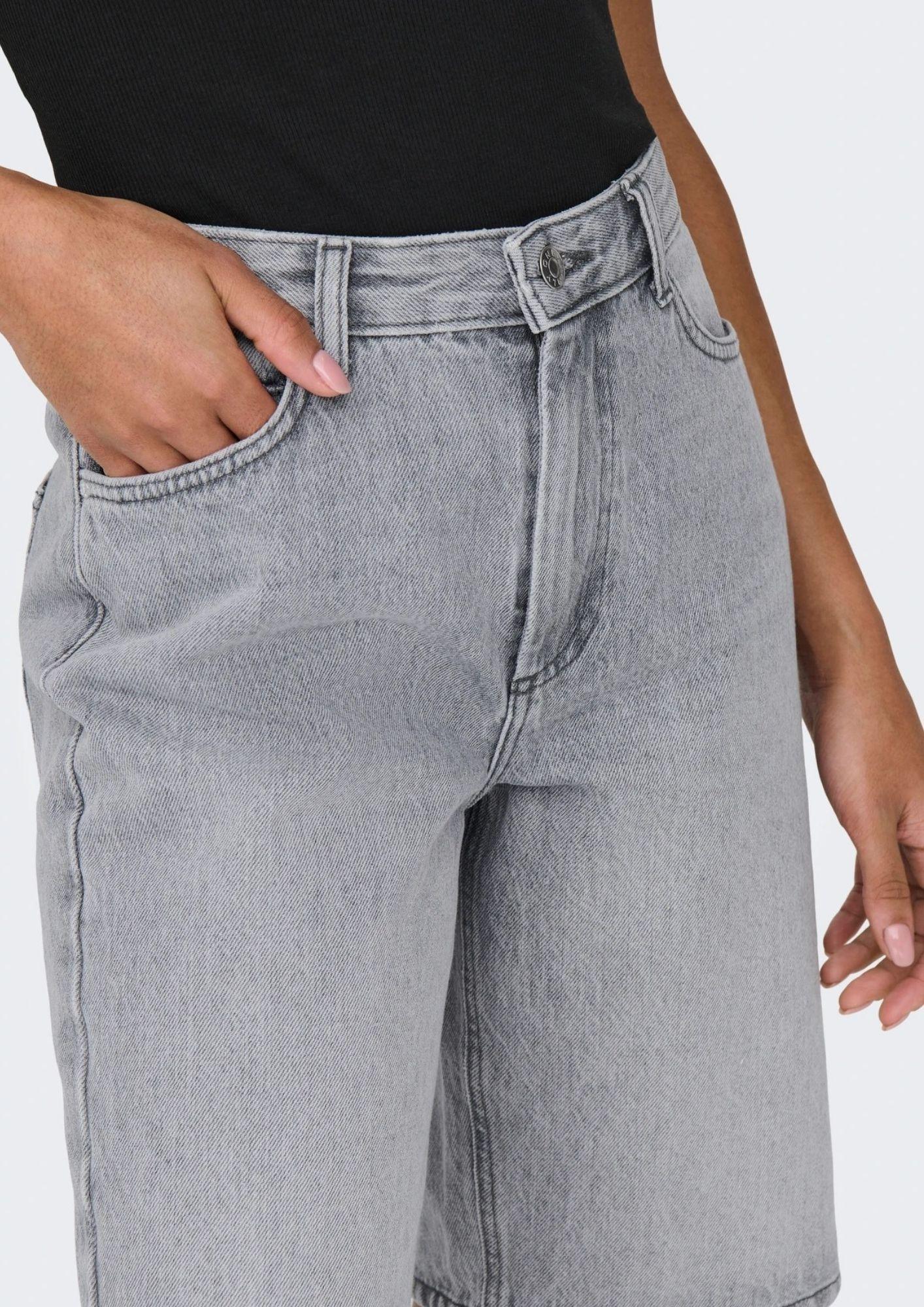 Only Bermuda Donna Sonny Light Grey Denim 15256709 Light Grey Denim ONLY 