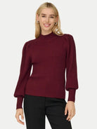 Only Pullover Donna Katia Rosso 15232494 Cabernet ONLY 