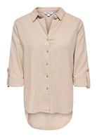 Only Camicia Donna Goa Beige 15363991 Oxford Tan ONLY 