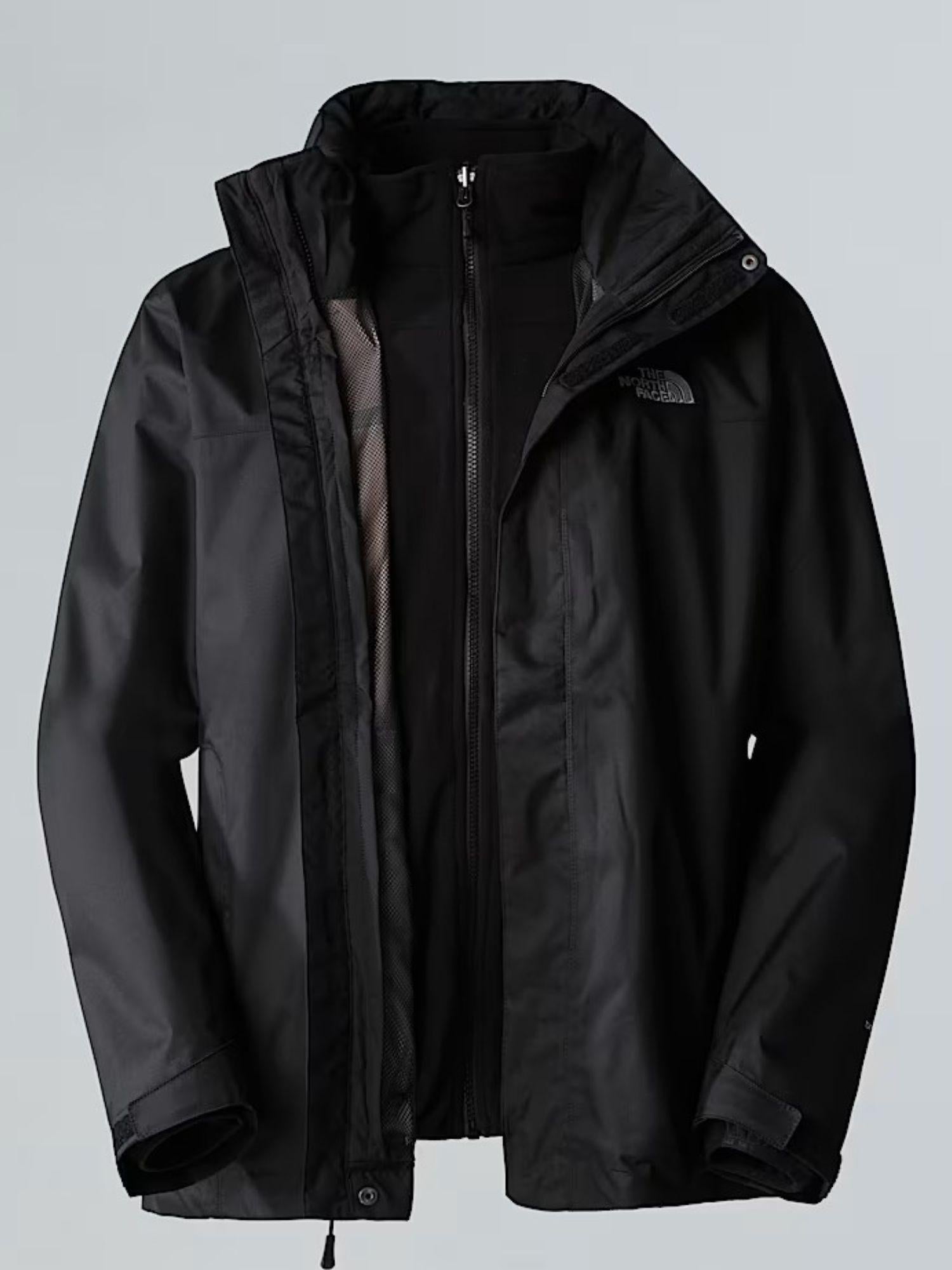 The North Face Giacca 3 in 1 Triclimate Uomo Evolve II Nera NF00CG55 JK3 THE NORTH FACE 