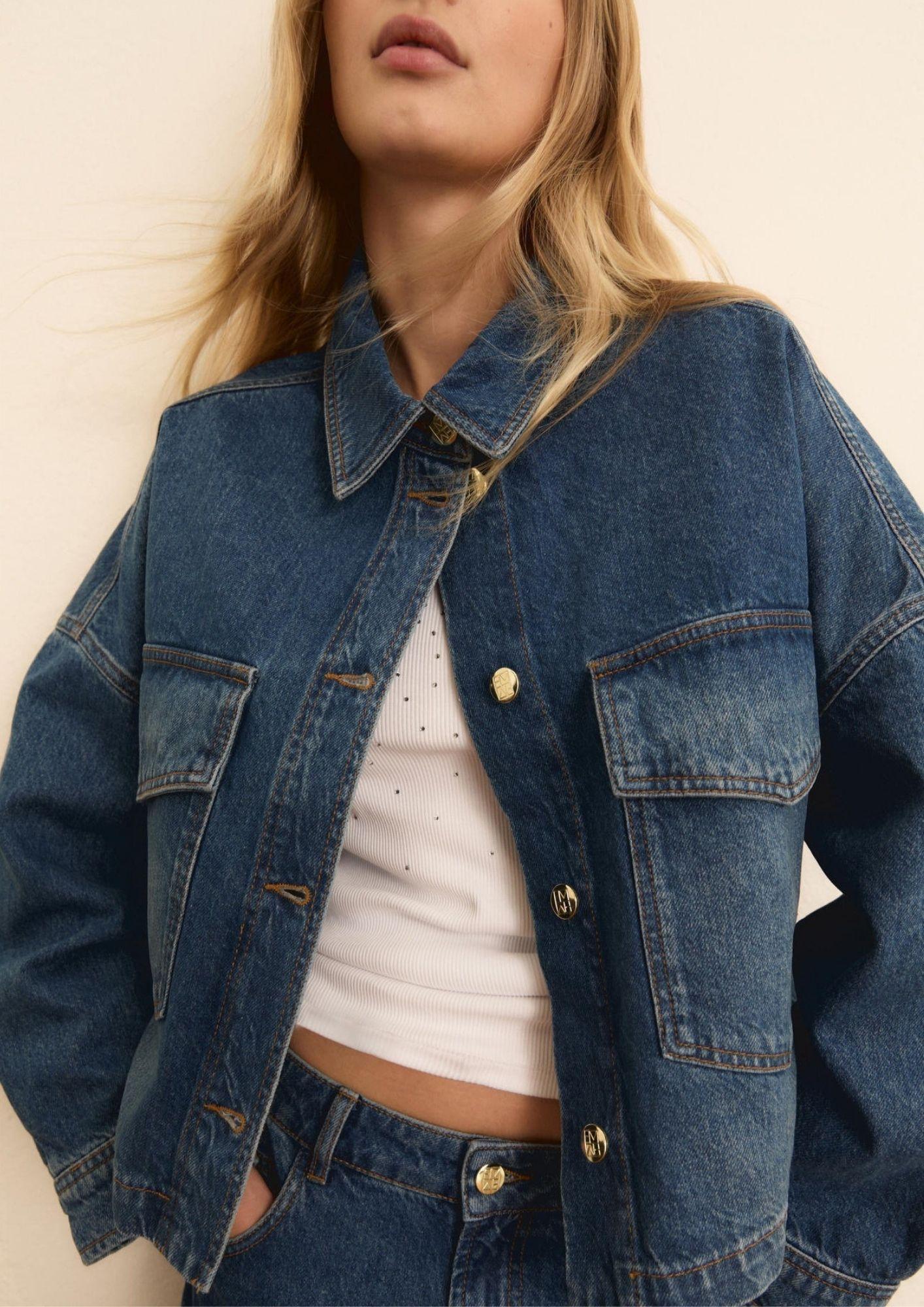 Emme Marella Giubbino Donna Emitaverna Blu Denim 2615111014200 001 EMME MARELLA 