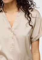 Vila CAmicia Donna Enna Grigio 14107405 Cement VILA 