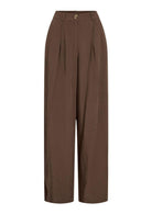 Vila Pantalone Donna Winnie Marrone 14113965 Slate Black VILA 