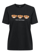 Only ONLTERESA T-Shirt Donna Nero 15316954 Black Friends ONLY 