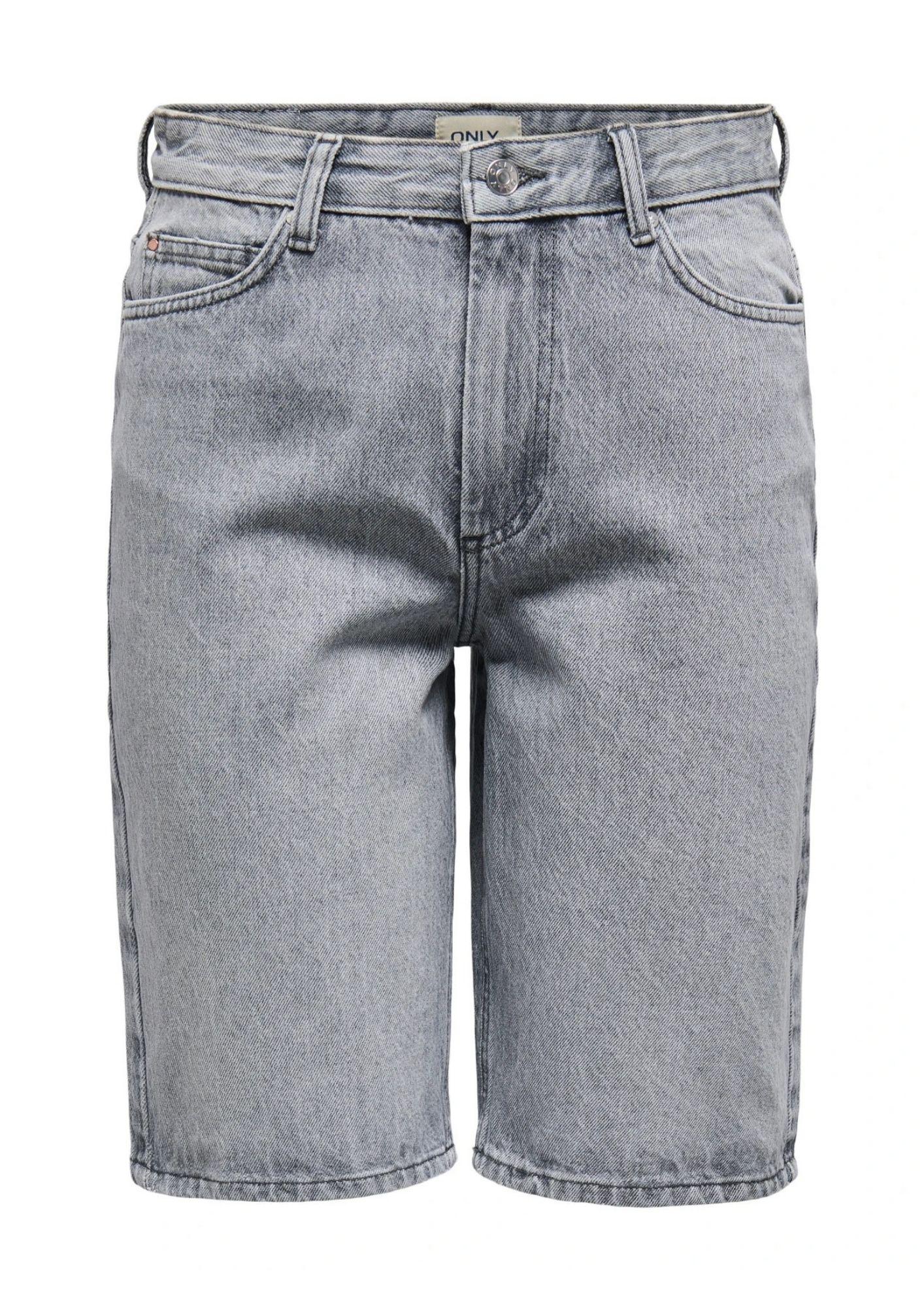 Only Bermuda Donna Sonny Light Grey Denim 15256709 Light Grey Denim ONLY 