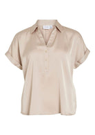 Vila CAmicia Donna Enna Grigio 14107405 Cement VILA 
