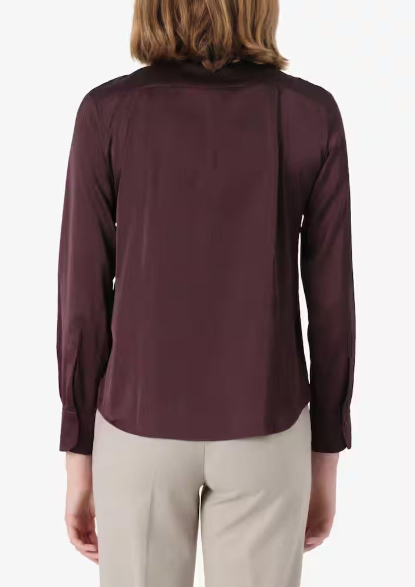 Emme Marella Camicia Donna Naples Bordeaux 2525116051200 005 EMME MARELLA 