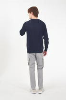 Yes Zee Maglia Girocollo Uomo Blu M805 HN00 0713 YES ZEE 
