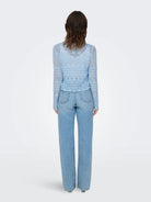 Jacqueline De Yong Maglia Donna Cashmere Blue Jdysun 15287384 Cashmere Blue JACQUELINE DE YONG 