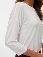 Vero Moda T-Shirt Donna Bianco Vmava 10334576 Snow White VERO MODA 