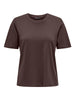 T-shirt femme Only ONLONLY Seal Brown