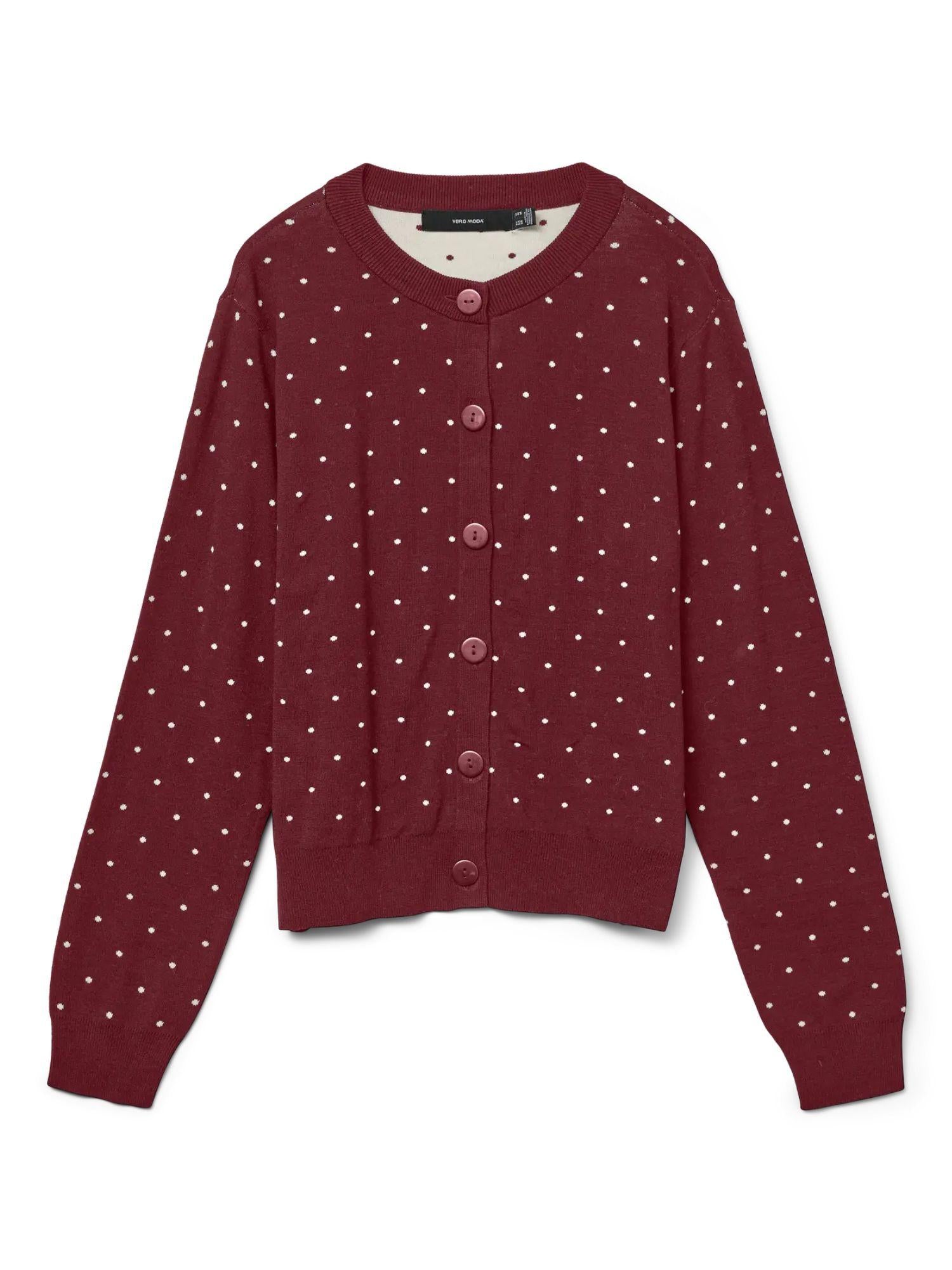 Vero Moda VMSABA Cardigan Donna Syrah W. BIRCH 10330833 Syrah VERO MODA 