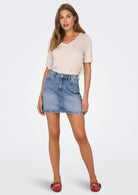 Only Gonna Donna Stella Blu Denim Chiaro 15339630 Light Blue Denim ONLY 