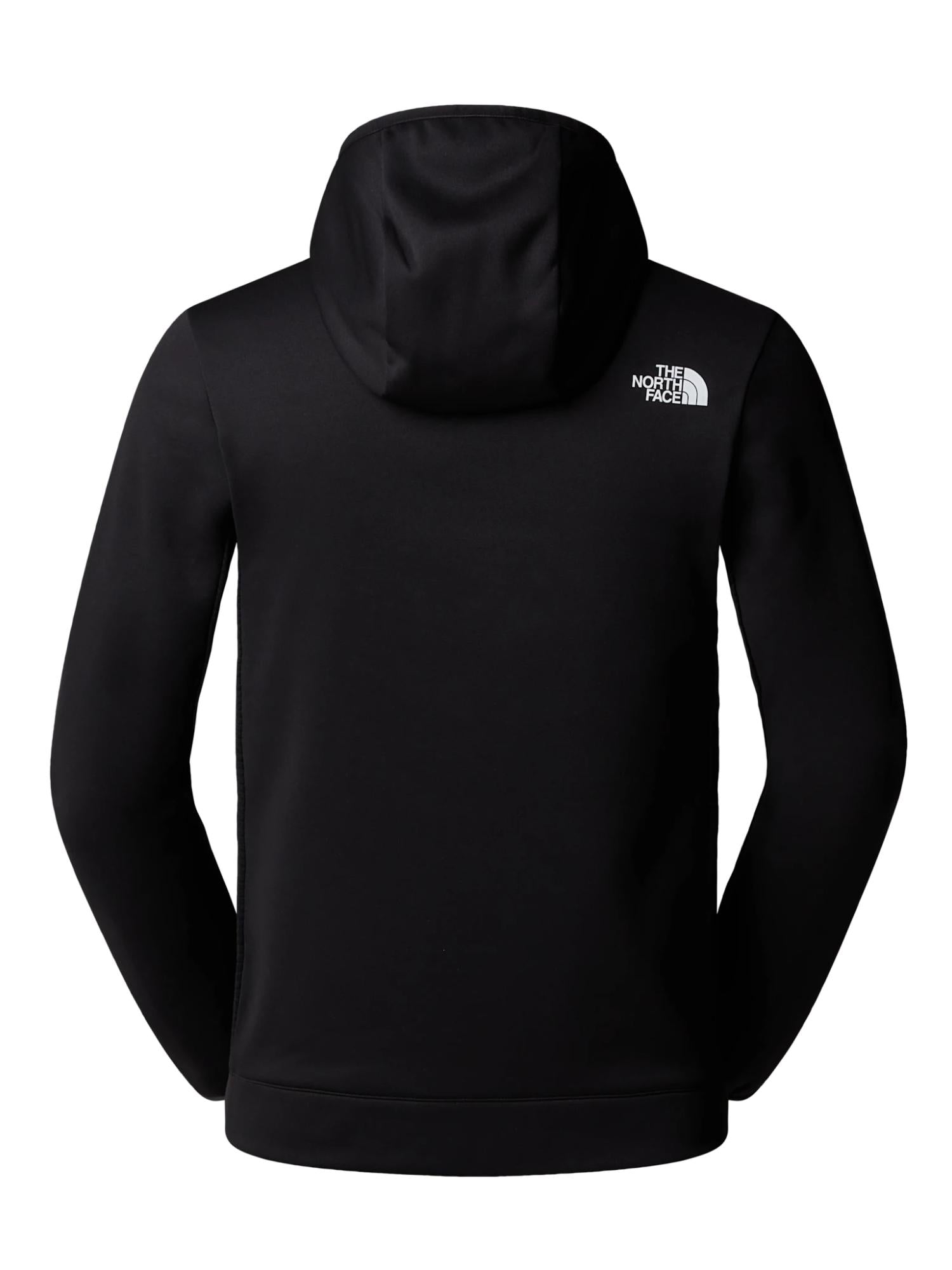 The North Face Felpa in Pile Mountain Athletics con cappuccio e cerniera integrale Uomo Nero NF0A8DY7 JK3 THE NORTH FACE 