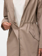 Vero Moda Giacca Donna Impermeabile Grey Peat VMMalou 10266982 Moon Rock VERO MODA 