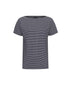 Emme Marella T-Shirt Donna Congo Blu Galassia Riga Sottile