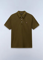 Napapijri Polo Uomo Ealis Verde Oliva Scuro NP0A4H8B G3A NAPAPIJRI 