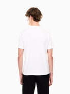 EA7 Emporio Armani T-shirt Logo Series in cotone con maxi logo Uomo Bianco 7M001189 AF17789 U0002 EA7 EMPORIO ARMANI 
