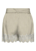Only Shorts Donna Tulum Grigio Oliva 15368893 Olive Gray BRIGHT WHITE EMB ONLY 